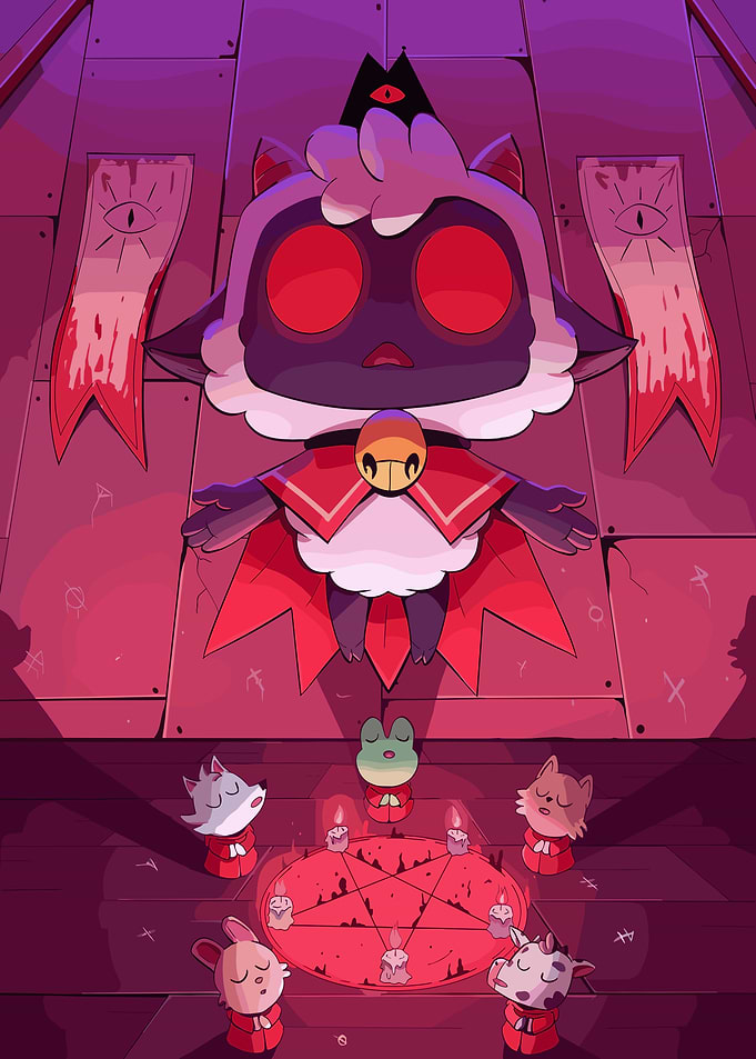 Cult of the Lamb Ritual Scene