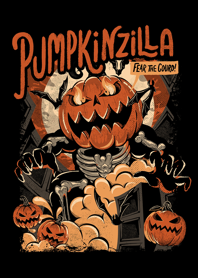 Pumpkin Spice Invasion Pumpkinzilla