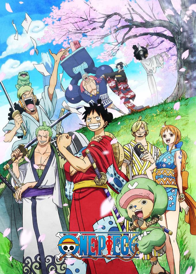 Straw Hats in Wano Blossoms