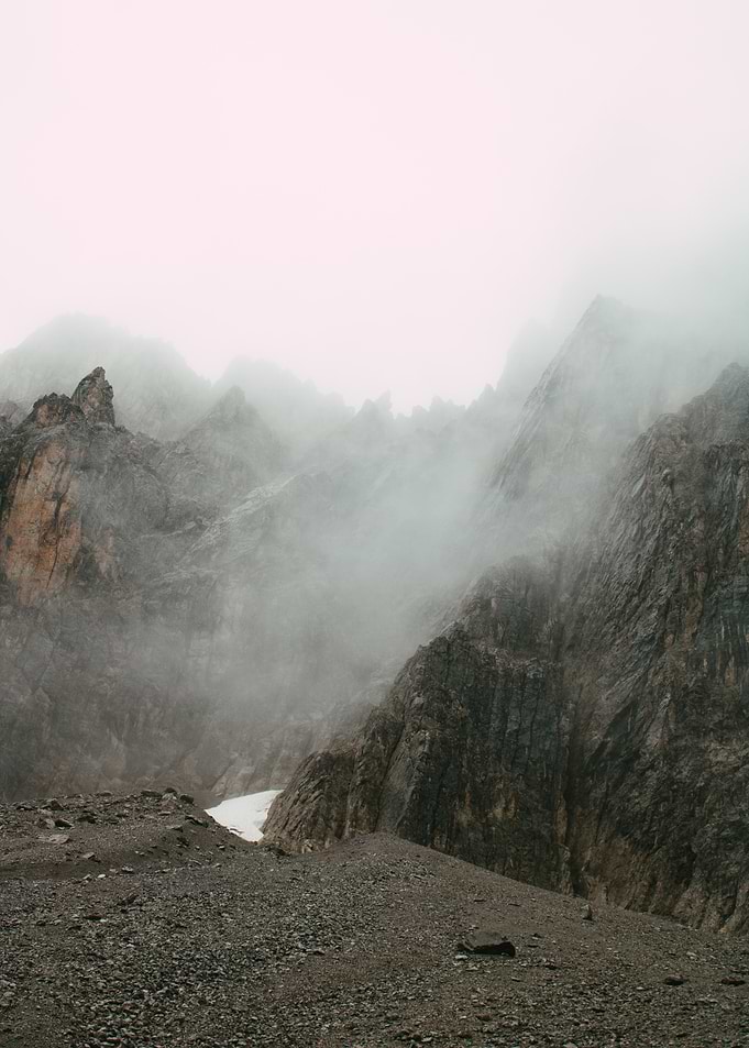 Misty Mountain Landscape