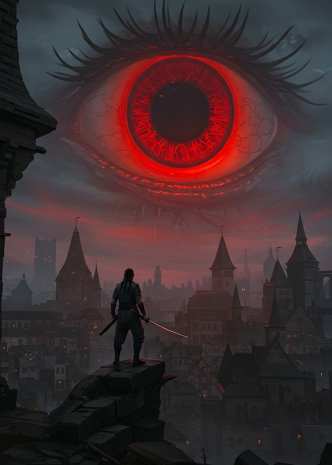 Ninja and the Giant Red Eye