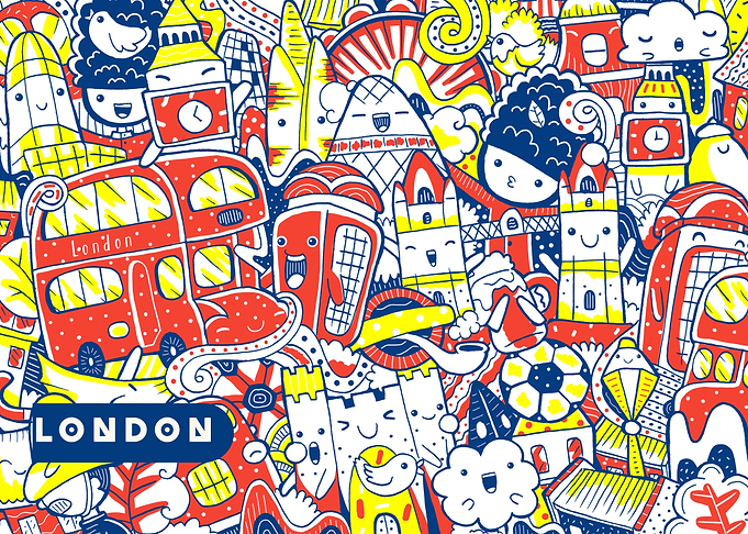 London Doodle Art