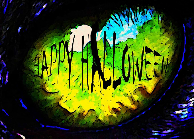 Happy Halloween Cats Eye