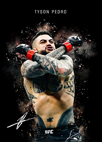 Tyson Pedro UFC Fighter Portrait