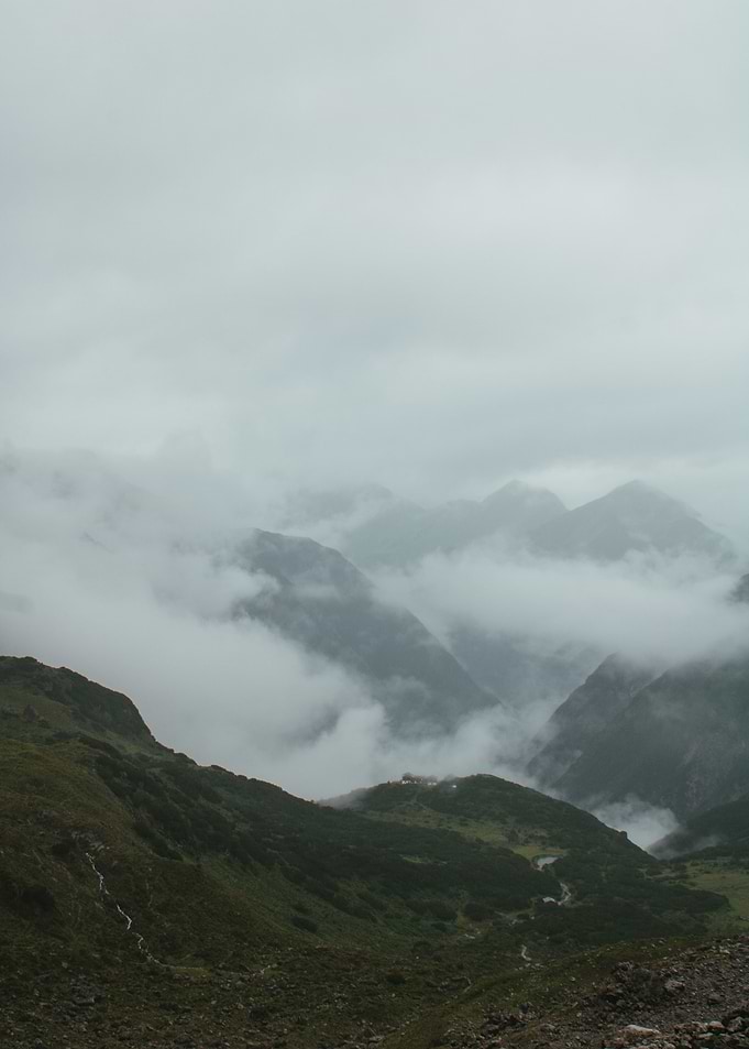 Misty Mountain Landscape