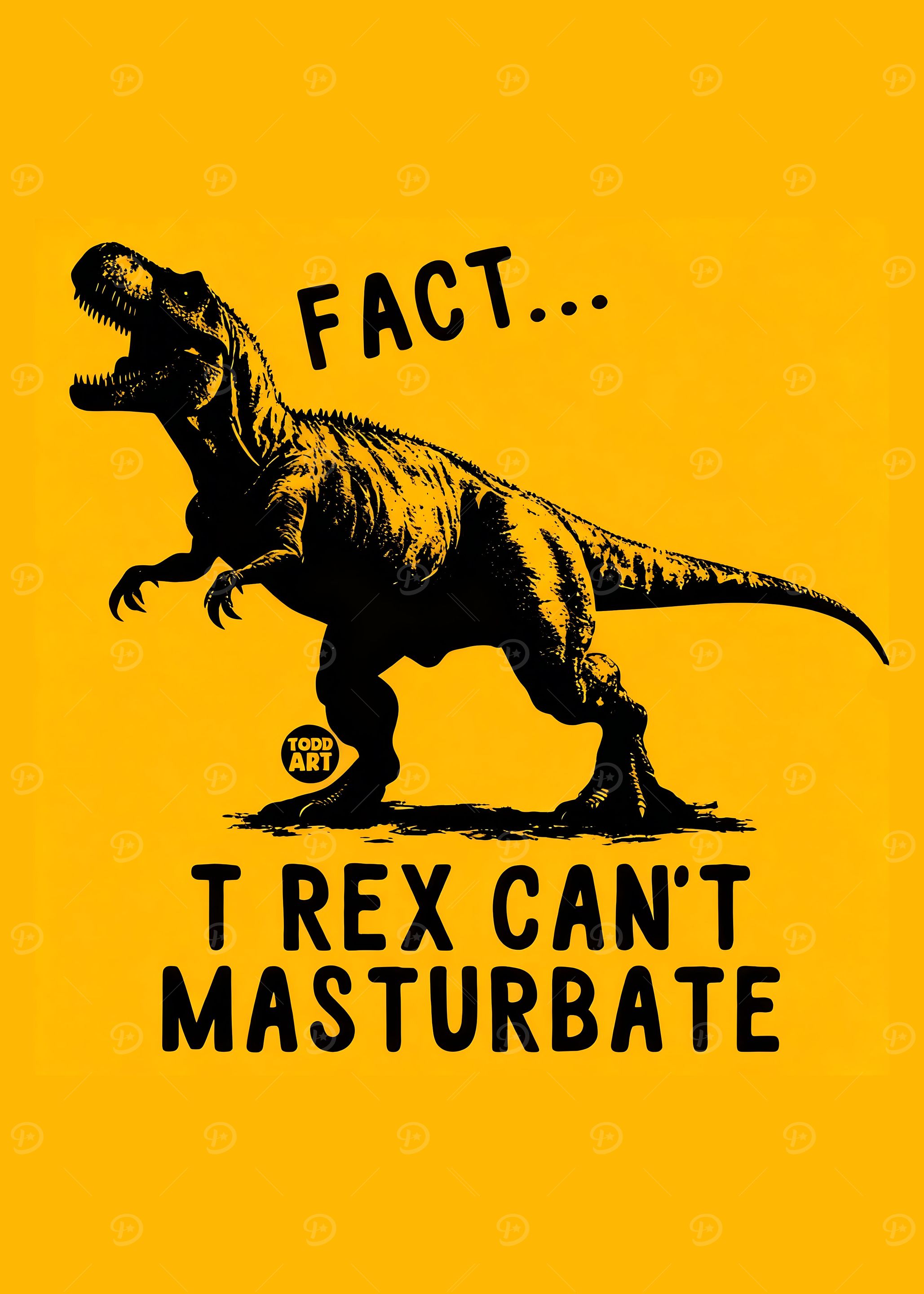 T-Rex Fact: Cannot Masturbate