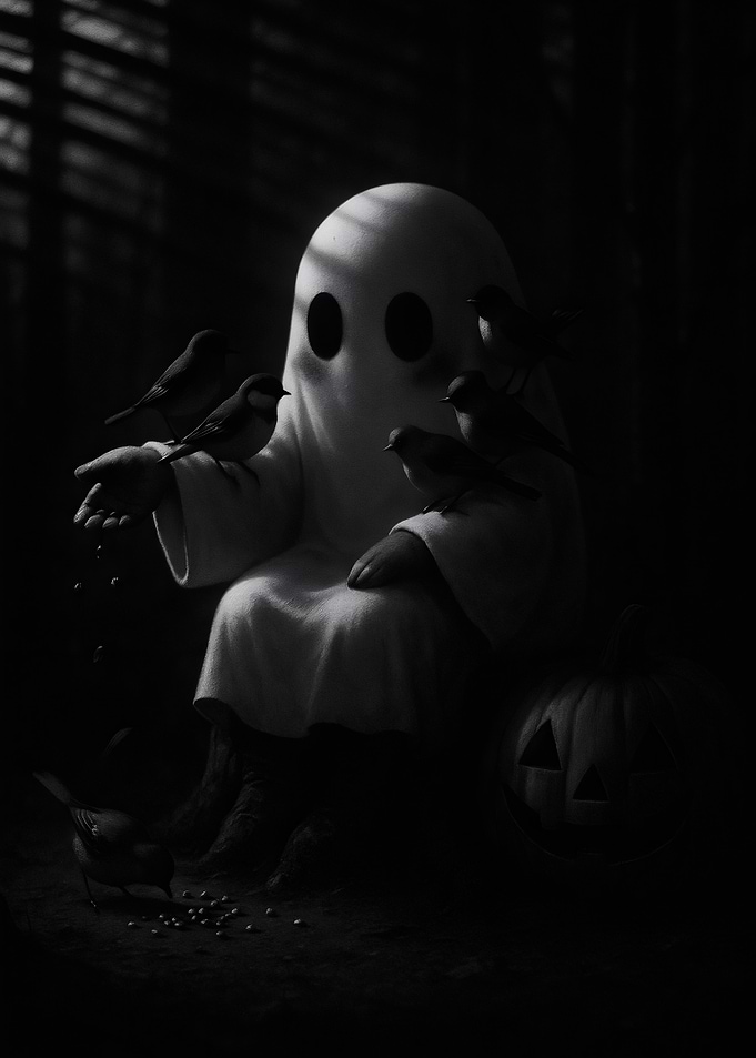 Creepy Halloween Ghost