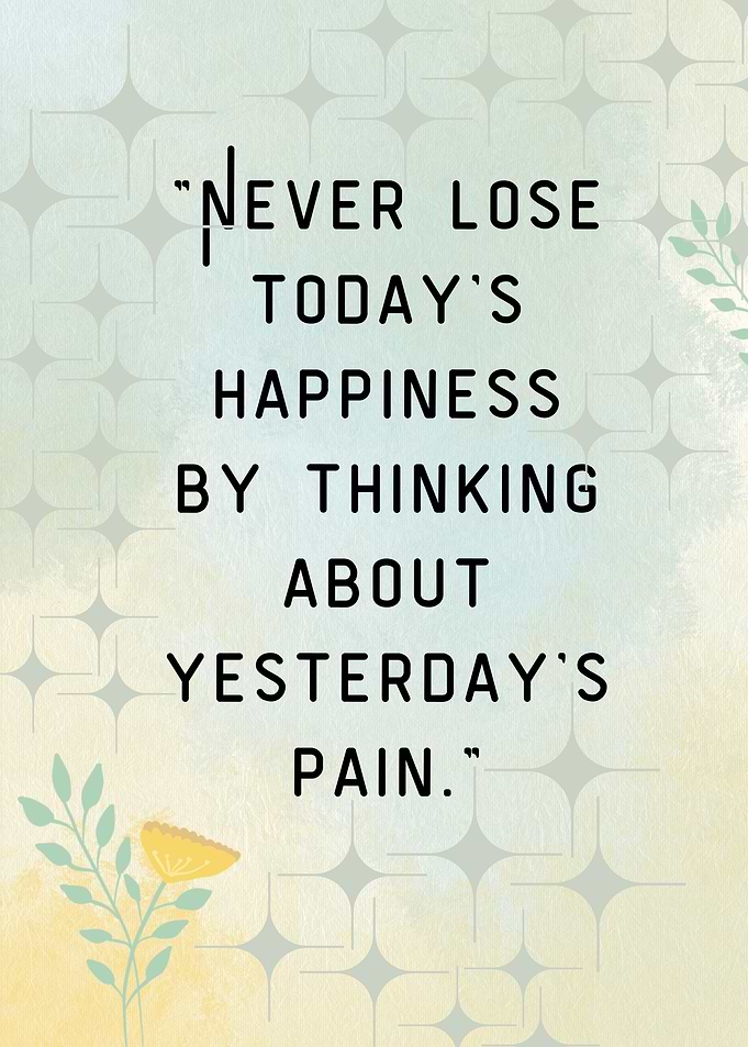 Inspirational Quote with Floral Accents