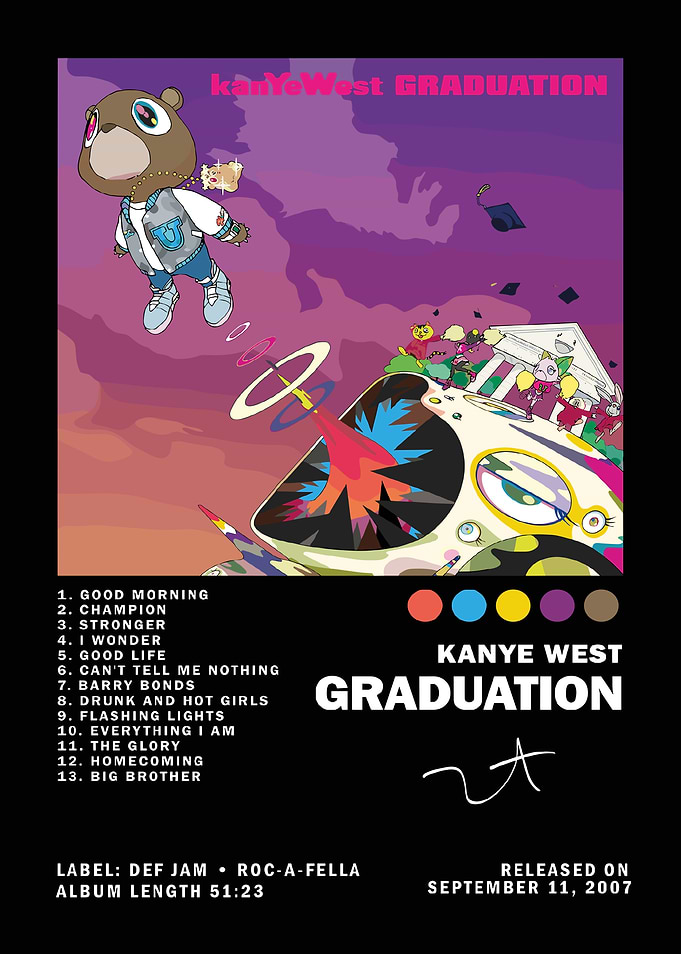 Kanye West Graduation Album Cover