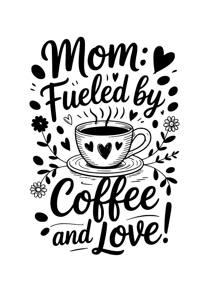 Coffee Mom Fueled Caffeine