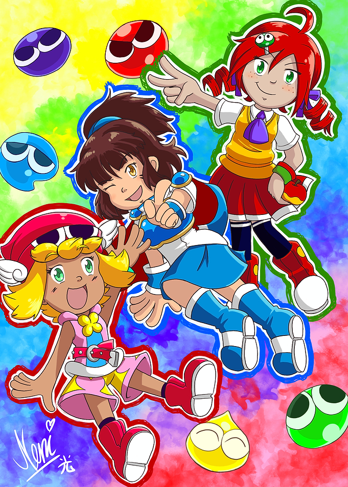 Puyo Puyo Protagonist Trio