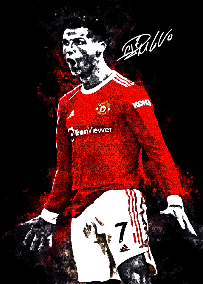 Cristiano Ronaldo Manchester United Art