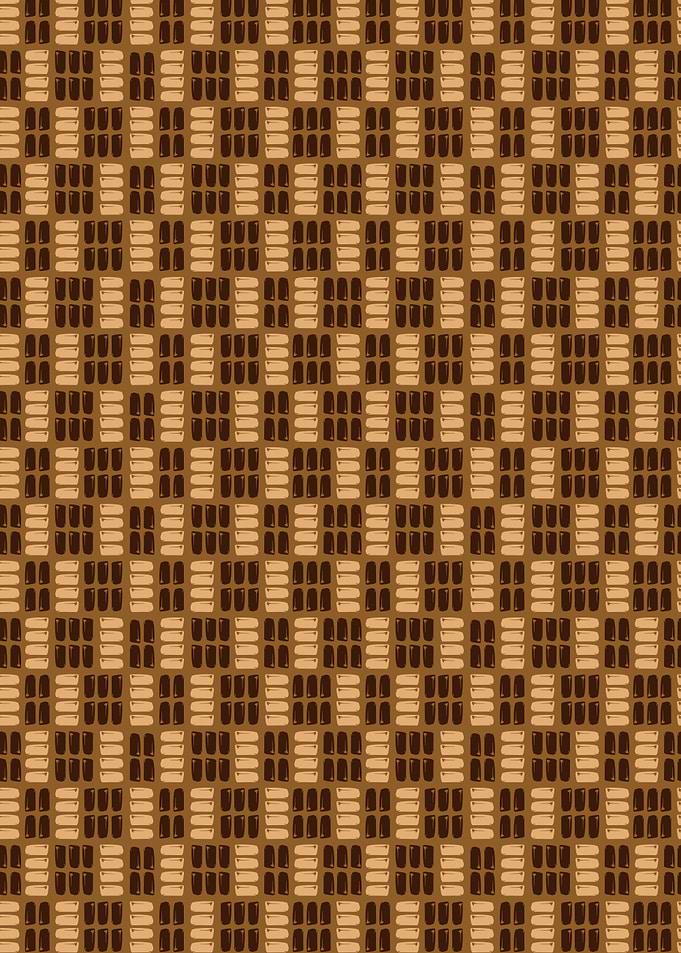 Brown and Beige Checkered Pattern