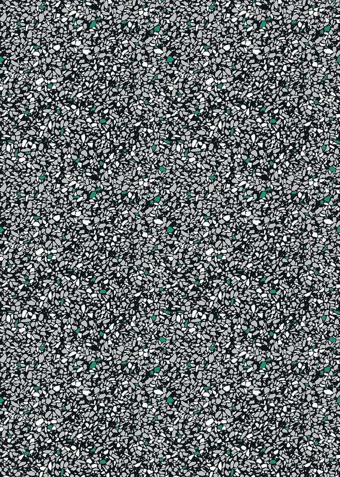 Terrazzo Pattern with Green Accents
