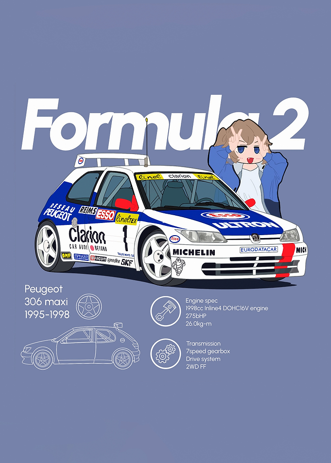 Peugeot 306 Maxi Formula 2 Illustration