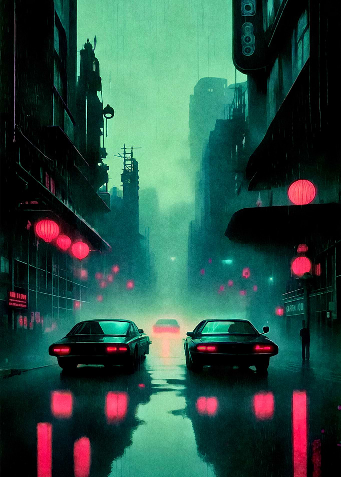 Neon Rain: Cyberpunk Night