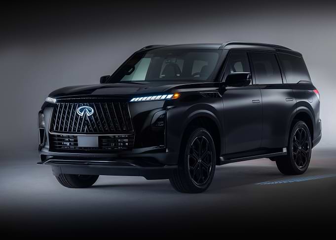 Sleek Black Infiniti QX80 SUV