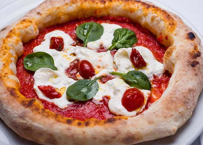 Delicious Pizza with Fresh Ingredients