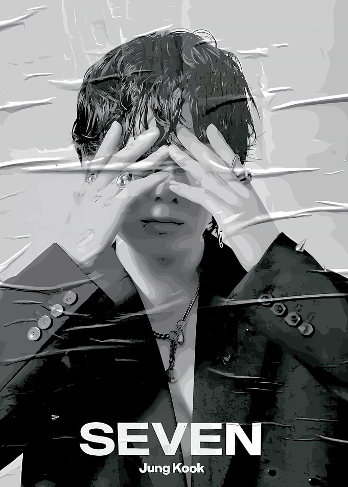 Jung Kook 'Seven' Album Cover Art