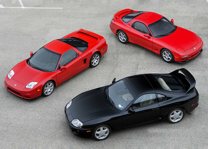 Supra, NSX, RX-7
