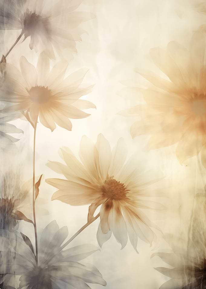 Dreamy Floral Art Flowers