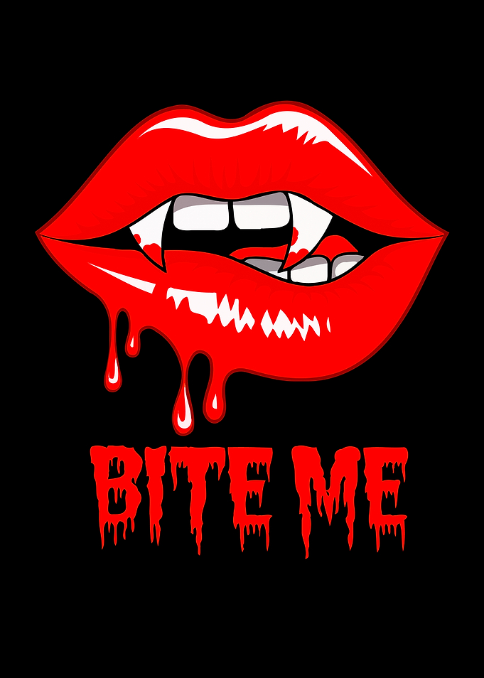 Vampire Lips Bite Me