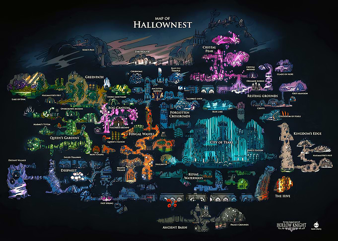 Hollow Knight Map