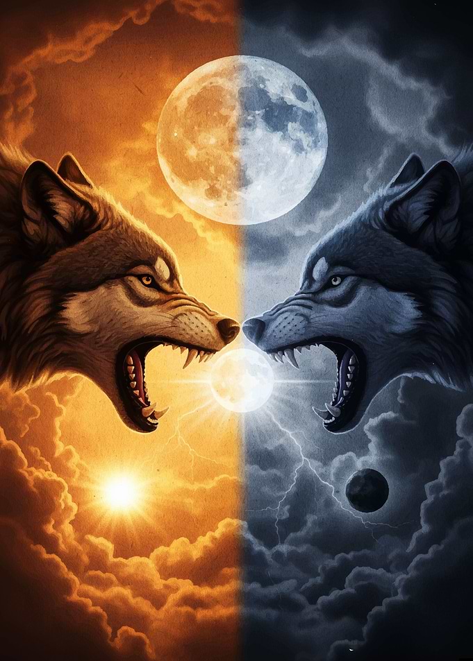 Yin and Yang Wolves