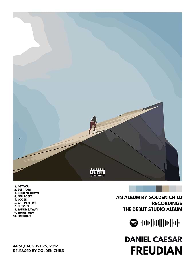 Daniel Caesar Freudian Album Cover Art