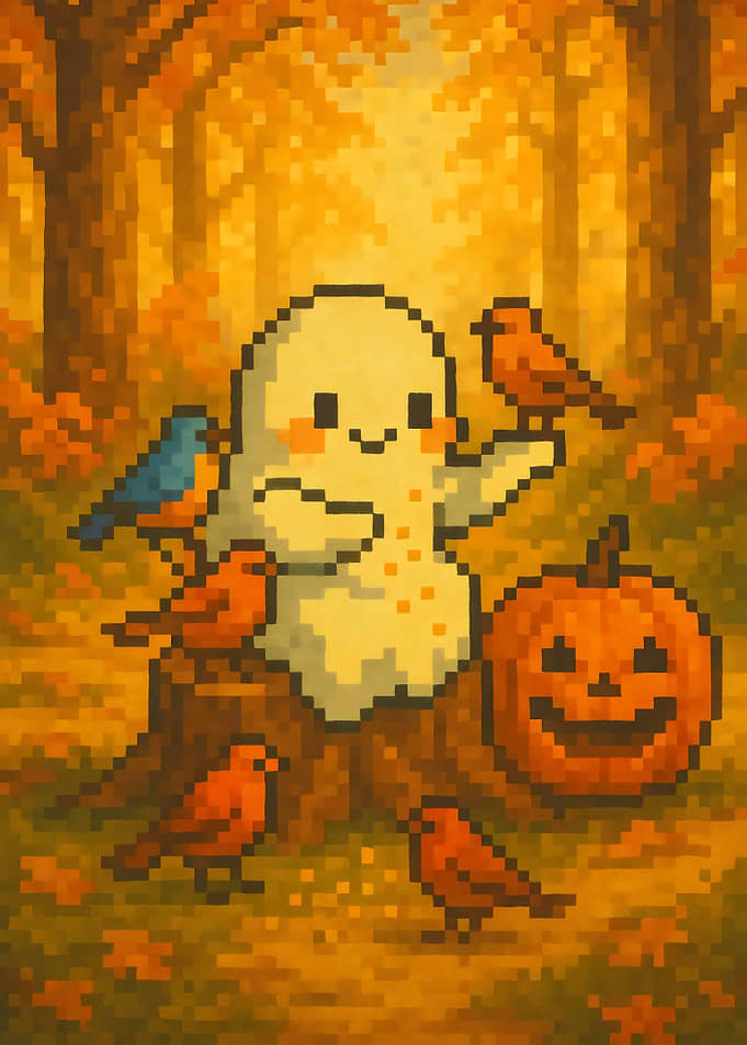 Pixel Art Ghost