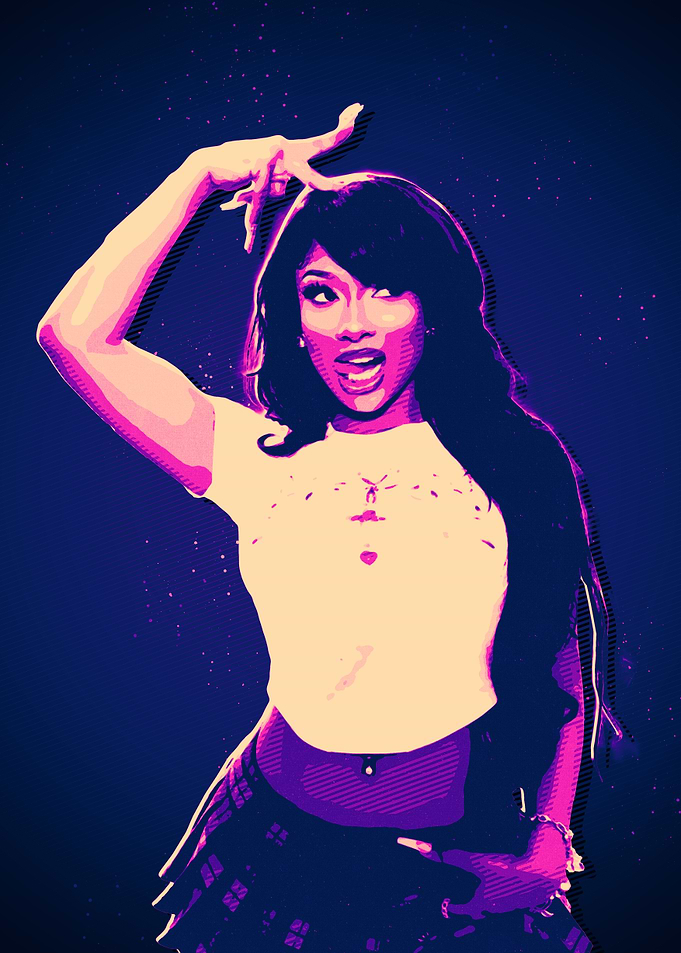Megan Thee Stallion Pop Art