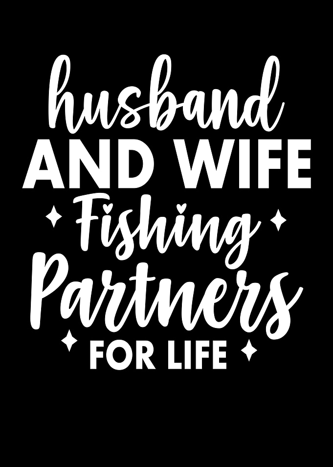 Husband and Wife Fishing Partners