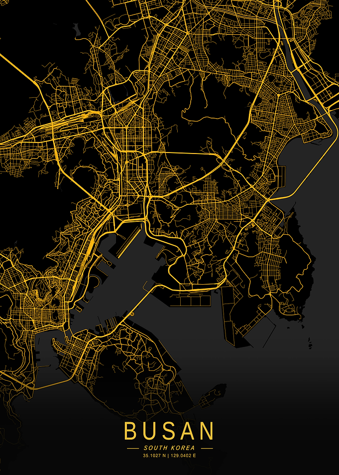 Golden Busan City Map