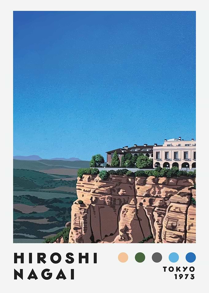 Hiroshi Nagai Tokyo 1973 Landscape Art