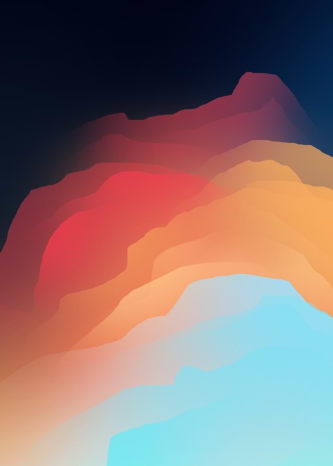 Abstract Layered Landscape