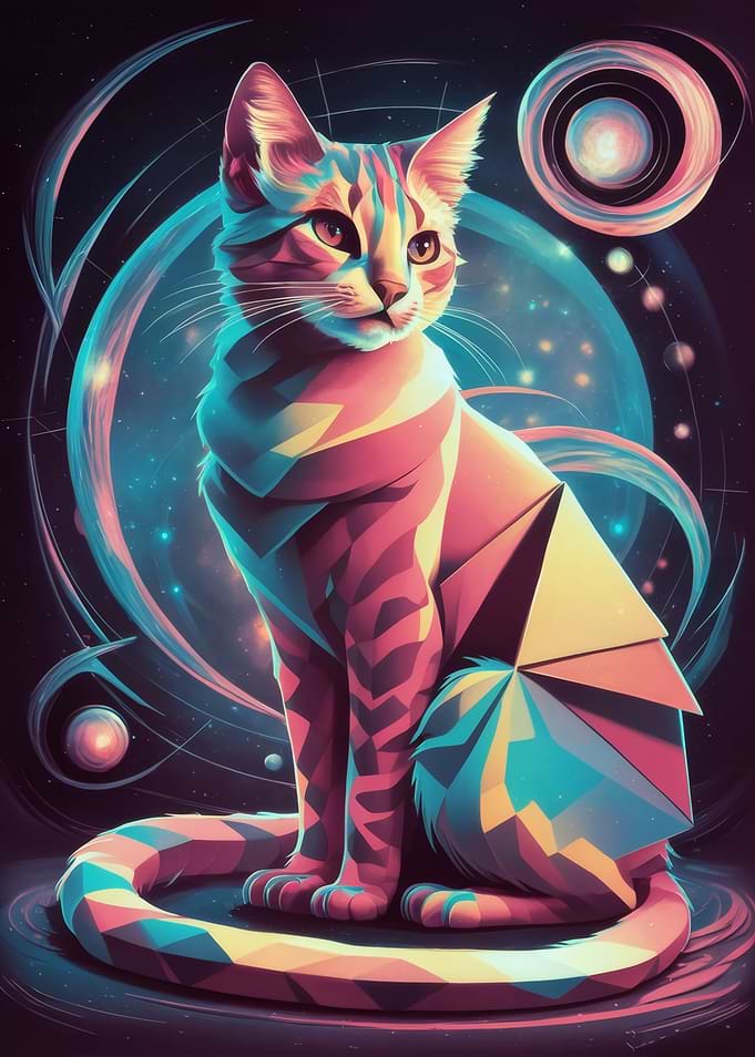 Geometric Cat in Space