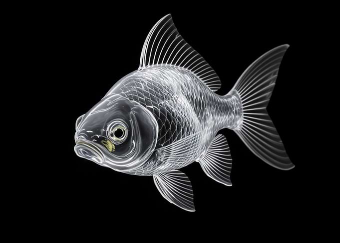 Glass Koi Fish