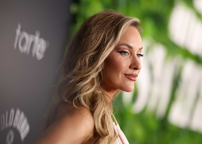 Profile of a blonde woman