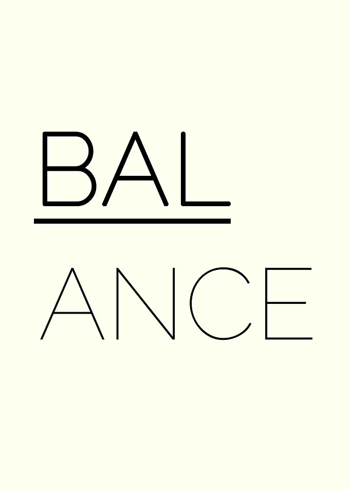 Balance Text Art