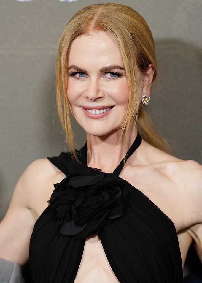 Nicole Kidman portrait in black dress