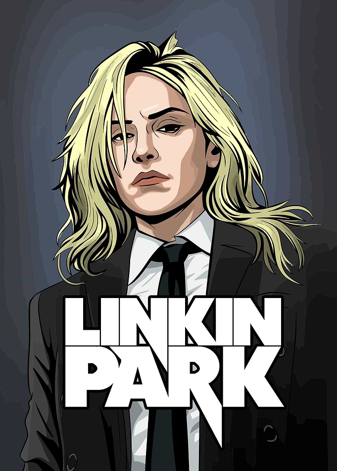 Linkin Park Cartoon Portrait