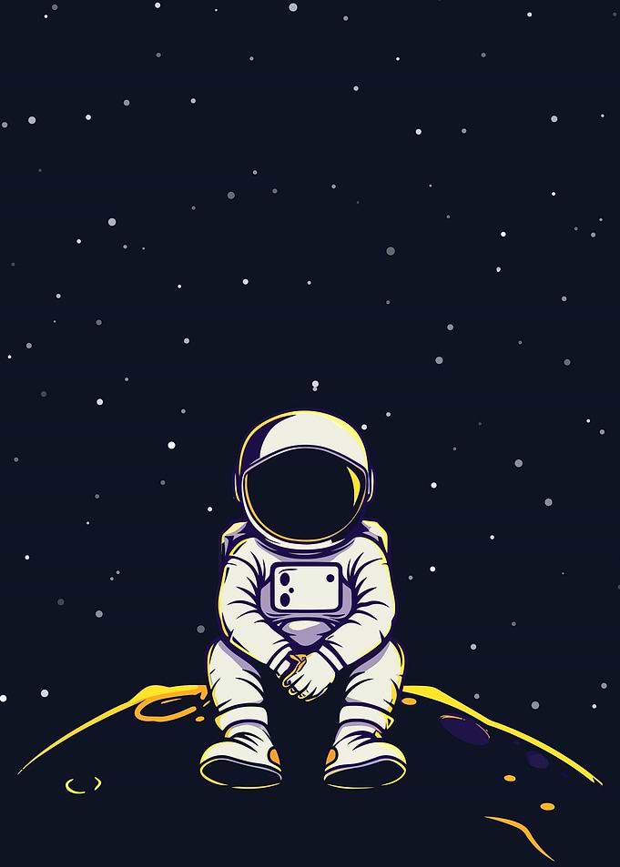 Lonely Astronaut on a Distant Planet