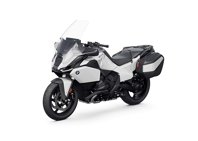 Silver BMW R 1250 RT Motorcycle