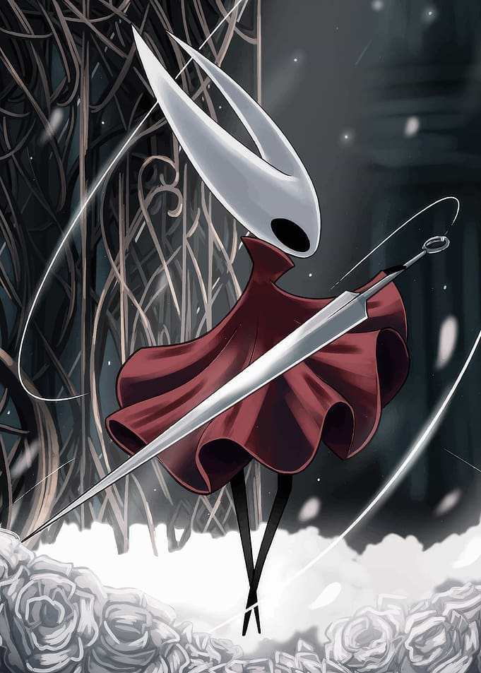 Hornet from Hollow Knight artwork