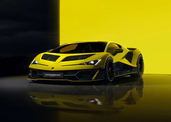 Yellow and Black Sports Car