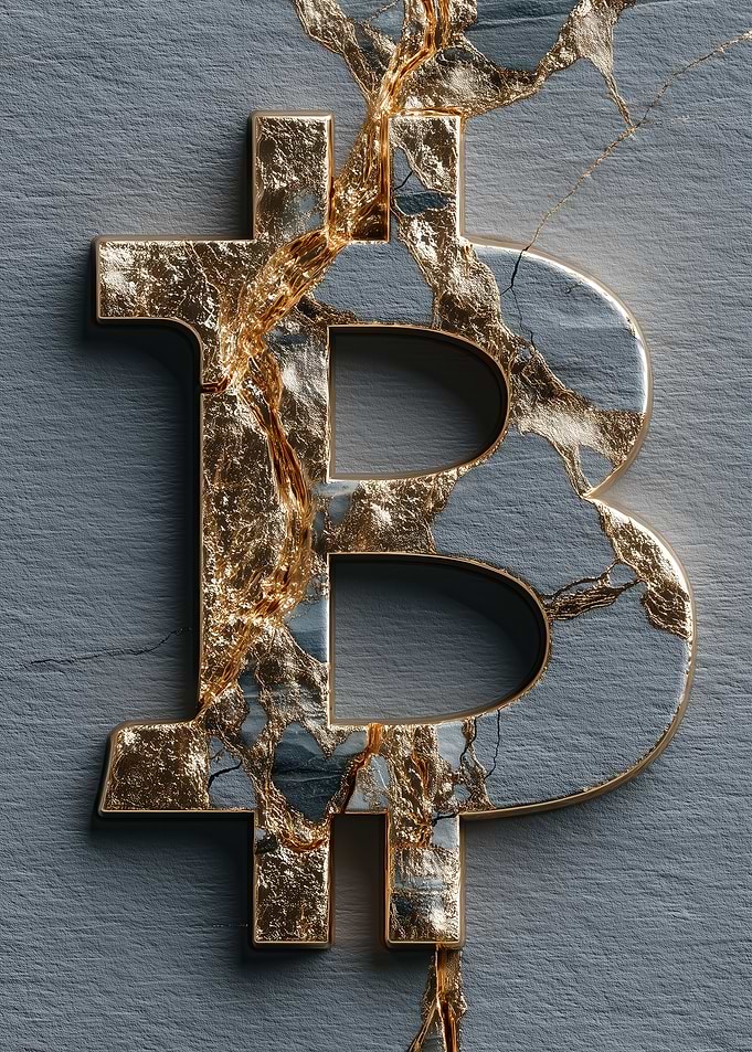 Kintsugi Bitcoin Symbol