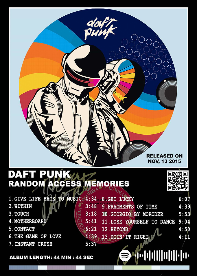 Daft Punk Random Access Memories Album