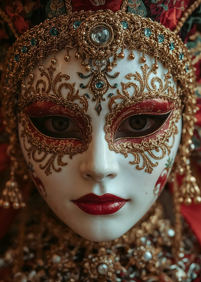 Venetian Mask Close-Up