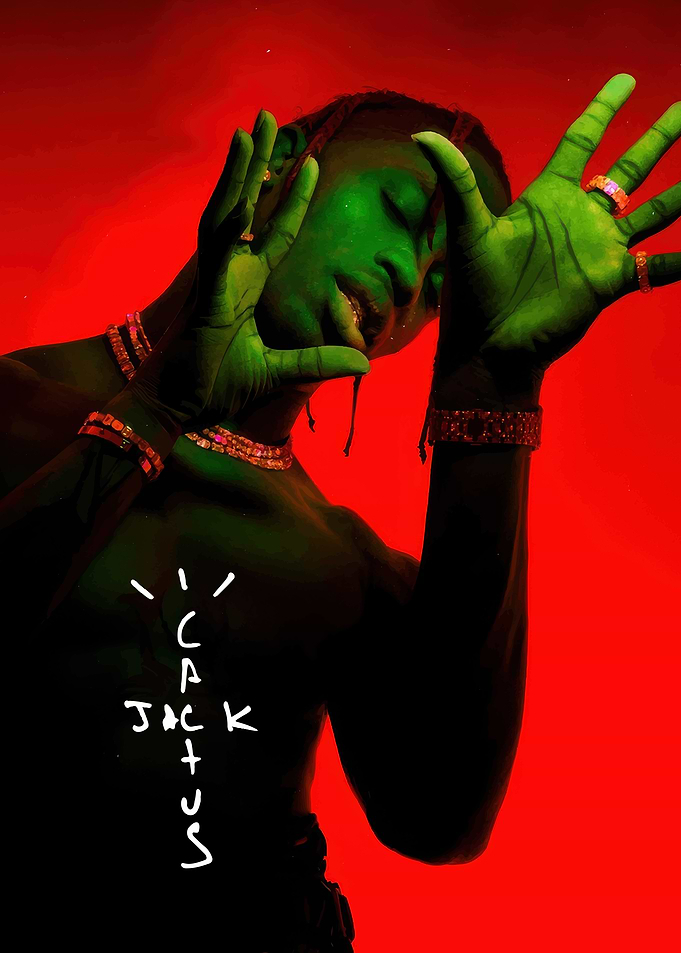 Travis Scott Cactus Jack Portrait
