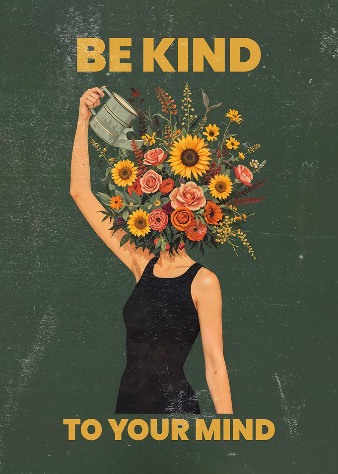 Be Kind to Your Mind Floral